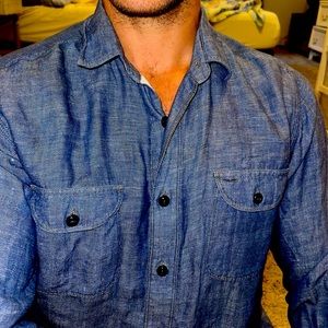 Lucky brand denim button down